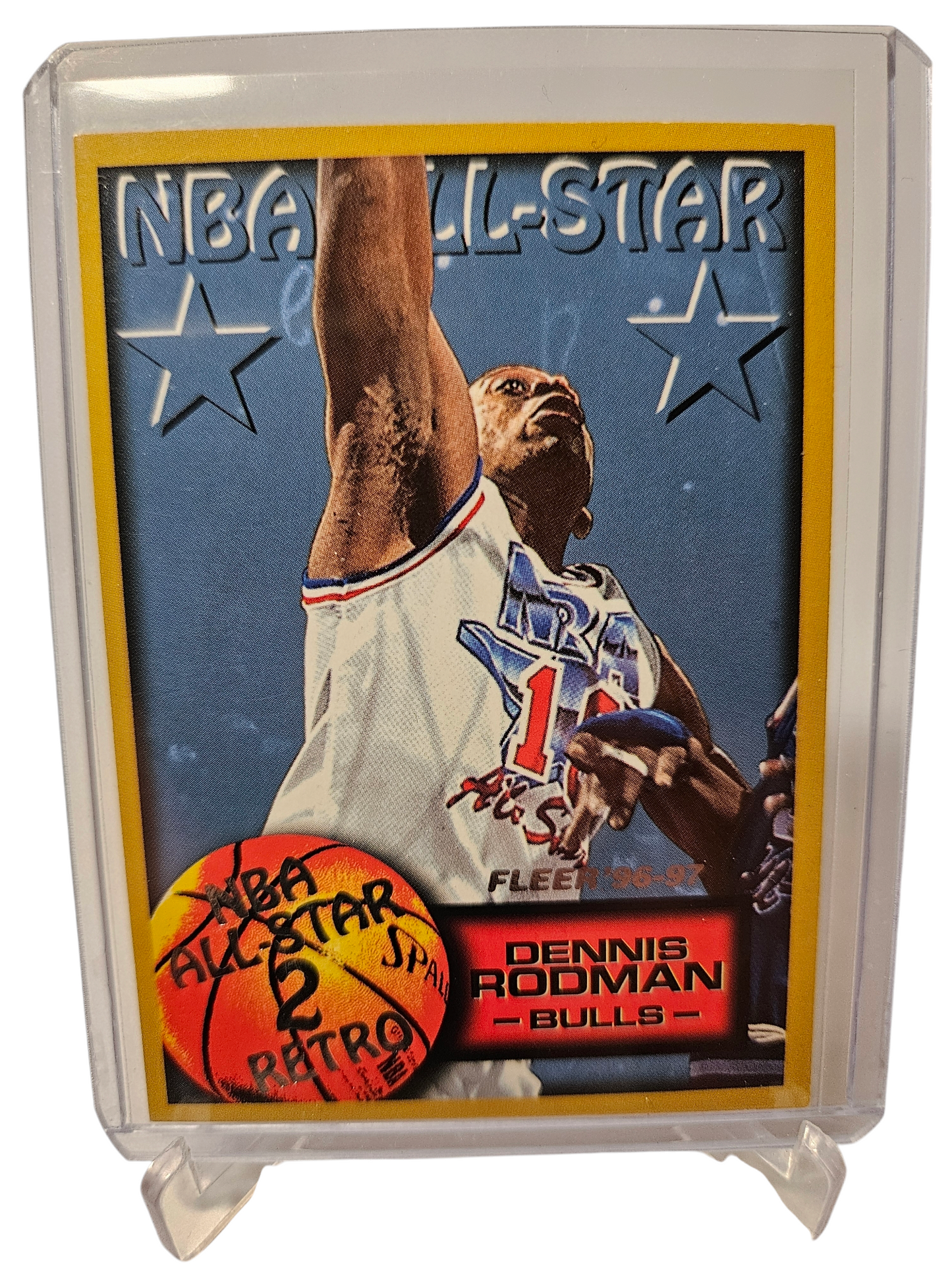 1996-97 Fleer #296 Dennis Rodman NBA All-Star 2 Retro