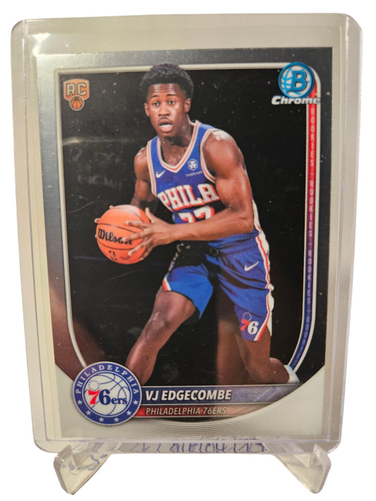 2025 Topps Bowman Chrome #BCV-3 VJ Edgecombe Rookie Card Bowman Chrome