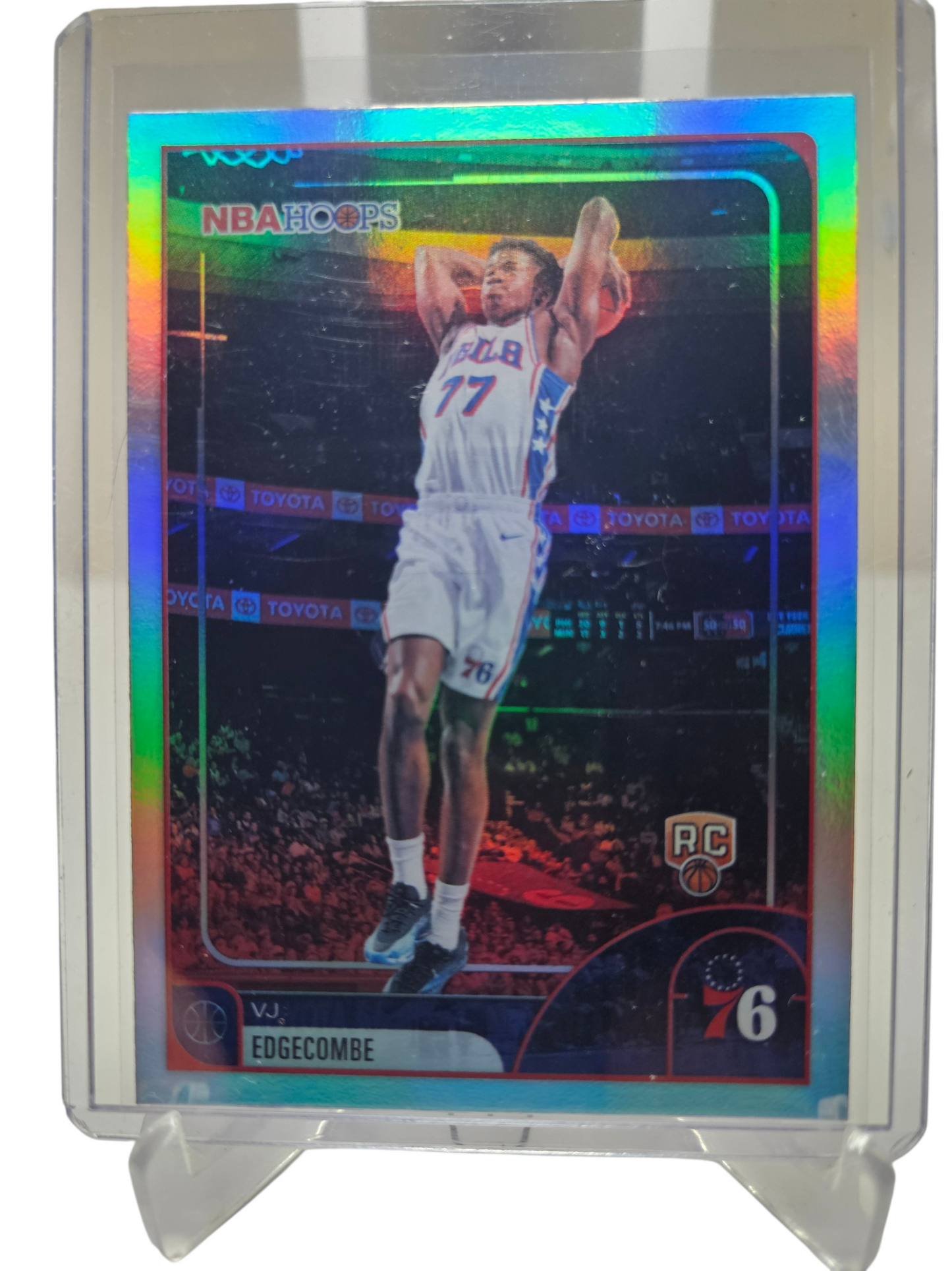 2025-26 Topps Hoops #244 VJ Edgecombe Rookie Card