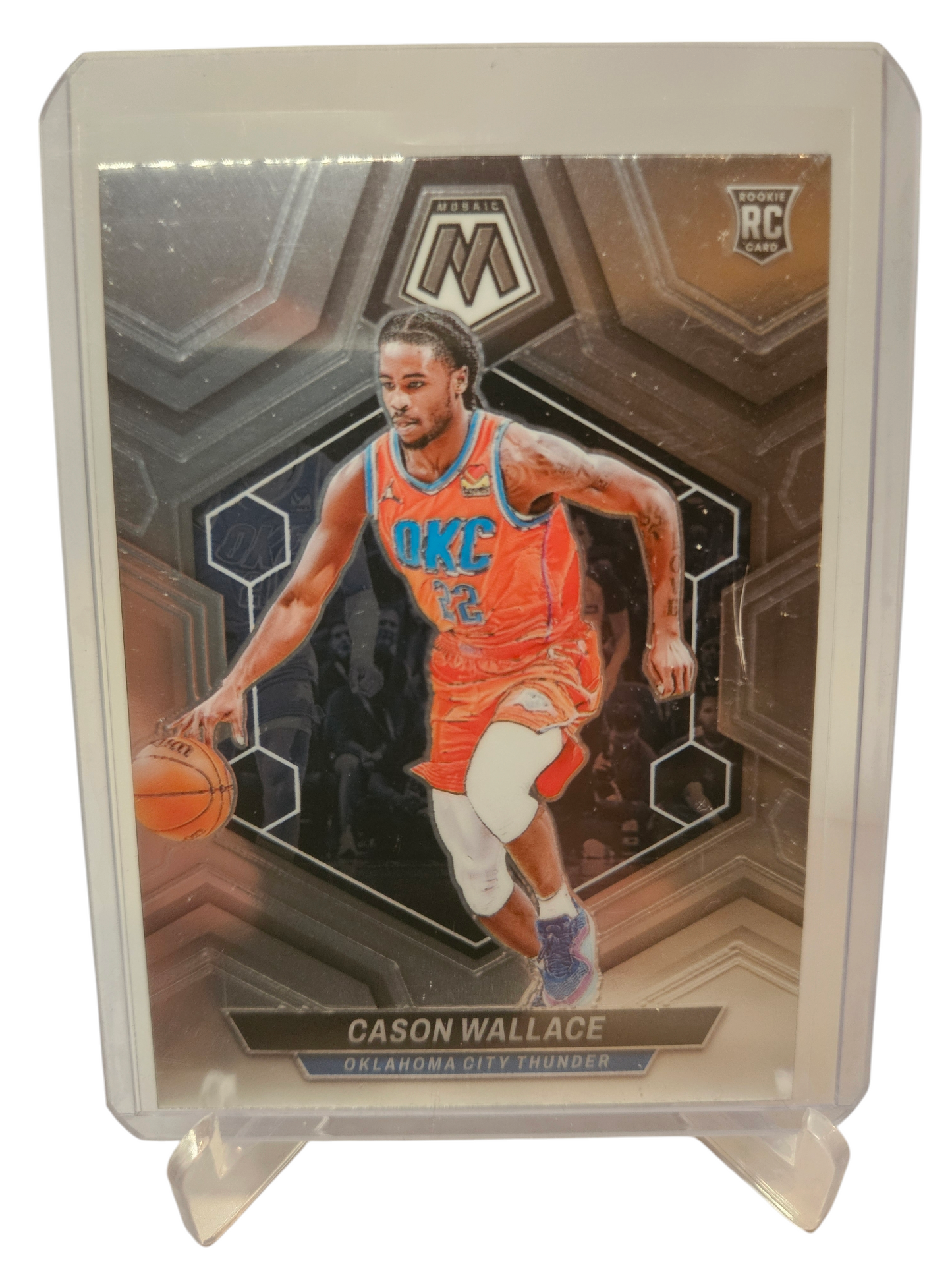 2023-24 Panini Mosaic #218 Cason Wallace Rookie Card