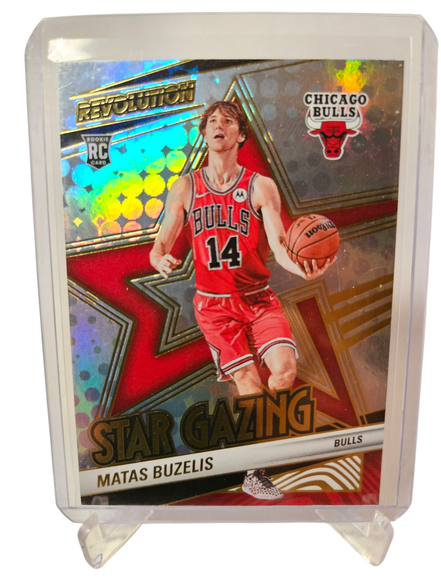 2024-25 Panini Revolution #13 Matas Buzelis Rookie Card Star Gazing