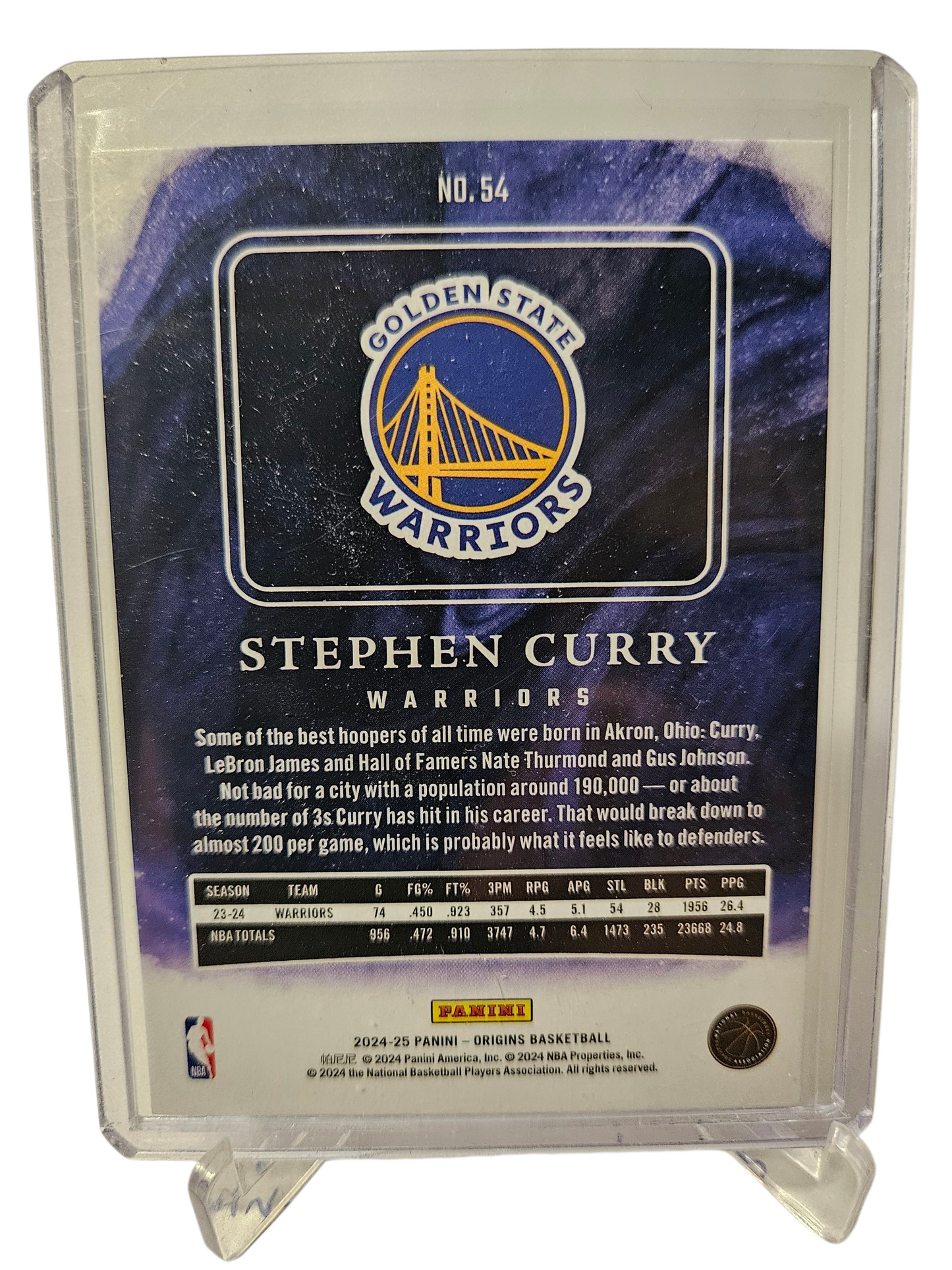 2024-25 Panini Origins #54 Stephen Curry Basketballs SP