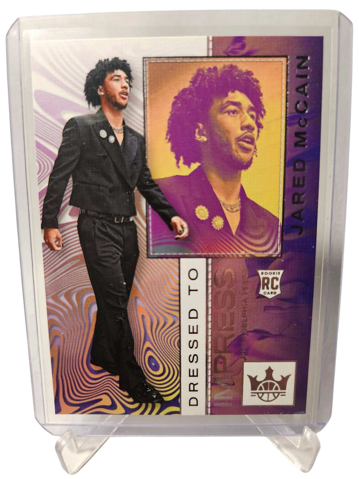 2024-25 Panini Court Kings #9 Jared McCain Rookie Card Dressed To Impress