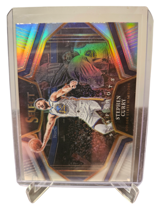 2022-24 Panini Select #7 Stephen Curry Silver Prizm