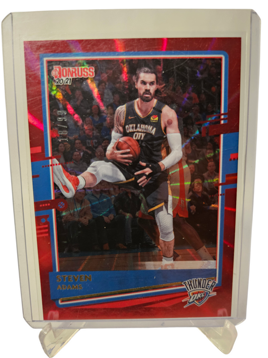 2020-21 Panini Donruss #84 Steven Adams Red Laser Holo 18/99
