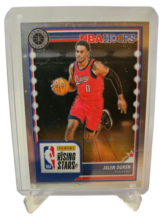 2023-24 Panini Hoops Premium Stock #299 Jalen Duren Rising Stars