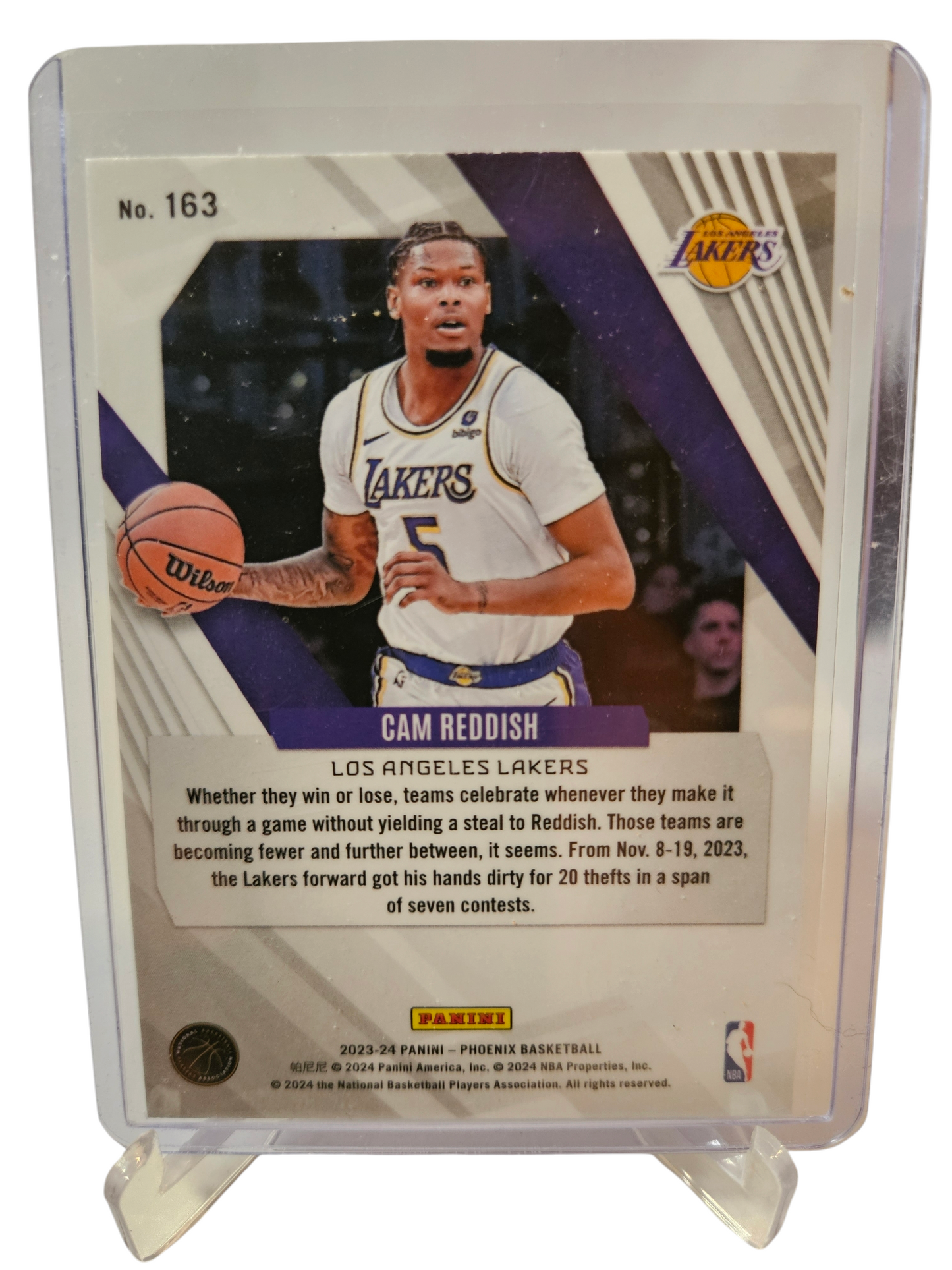 2023-24 Panini Phoenix International #163 Cam Reddish Scope