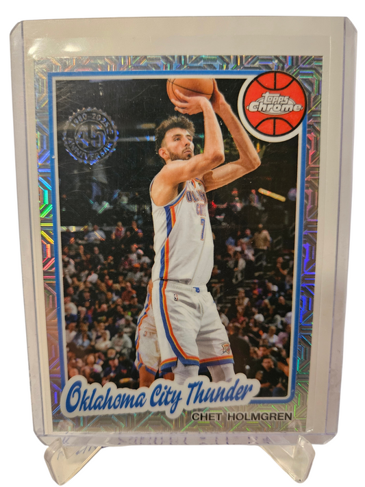 2025 Topps Chrome #TC-CH Chet Holmgren 45th Anniversary