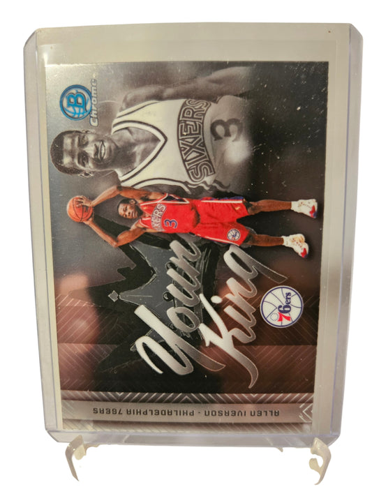 2025 Topps Bowman Chrome #YK-17 Allen Iverson Young Kings