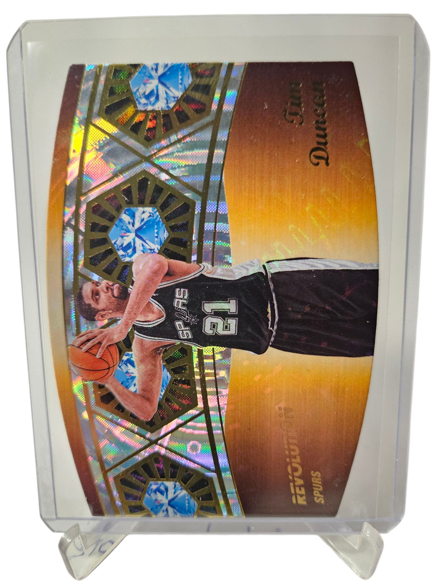 2024-25 Panini Revolution #8 Tim Duncan Ring Bearers Fractal