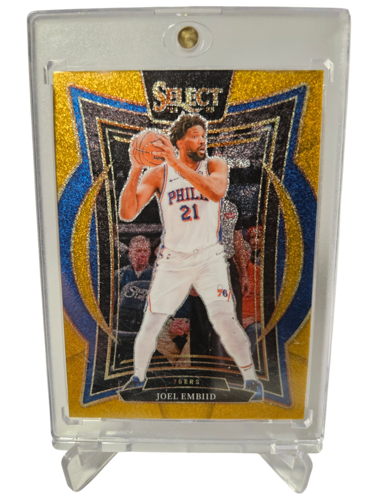 2024-25 Panini Select #6 Joel Embiid Gold Glitter SSP