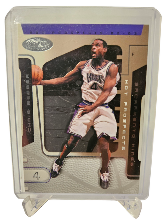 2002-03 Hoops #2 Chris Webber Hot Prospects