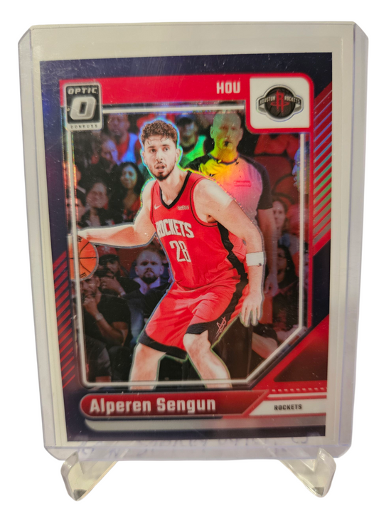 2024-25 Panini Donruss Optic #49 Alperen Sengun Purple Holo Prizm