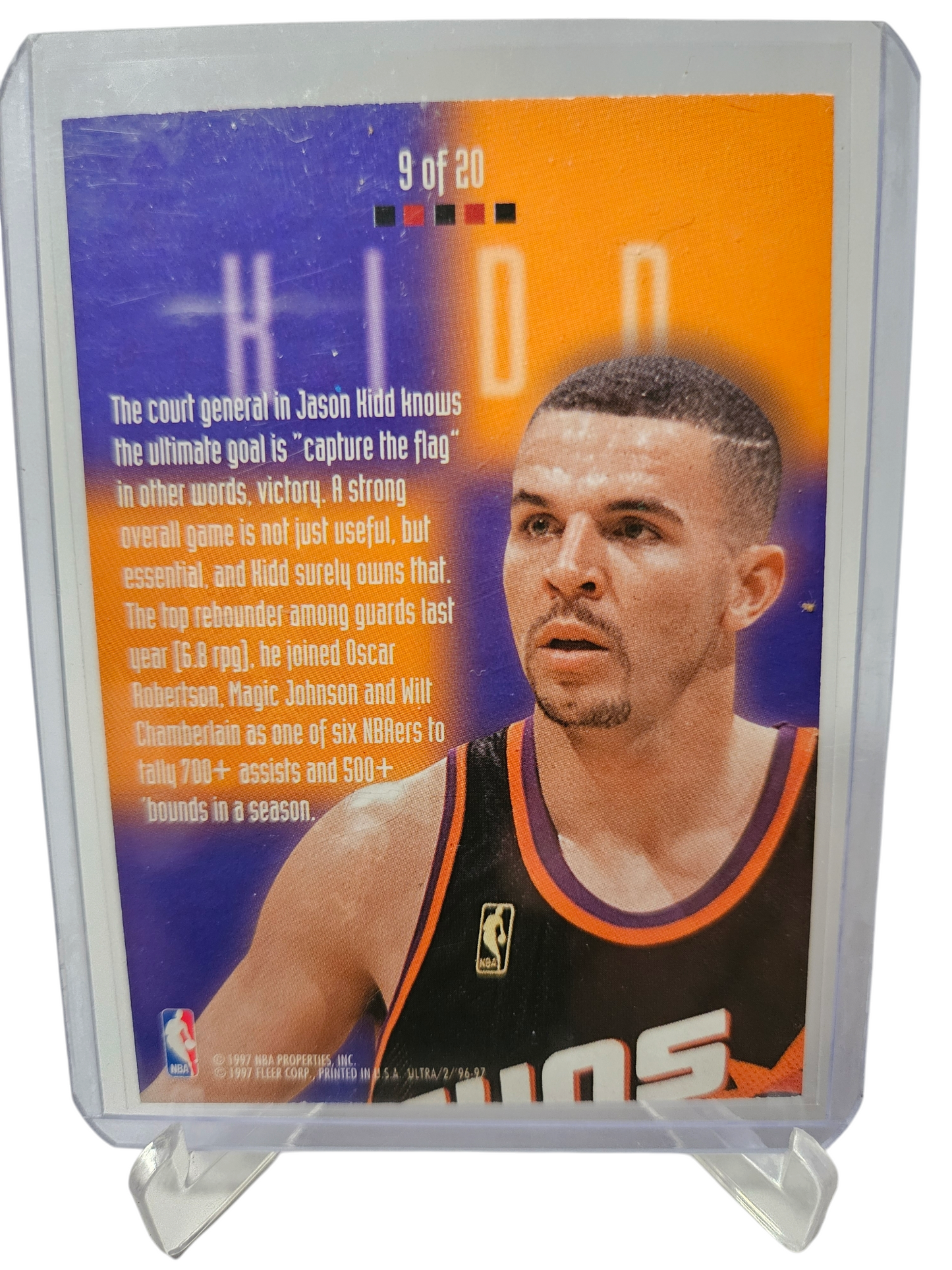 1996-97 Fleer Ultra #9 of 20 Jason Kidd Board Game