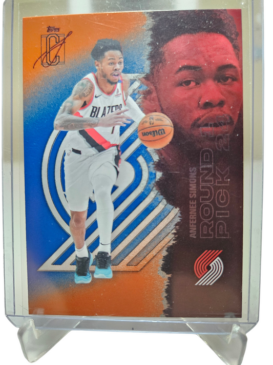 2025-26 Topps Signature Class #70 Anfernee Simons Orange