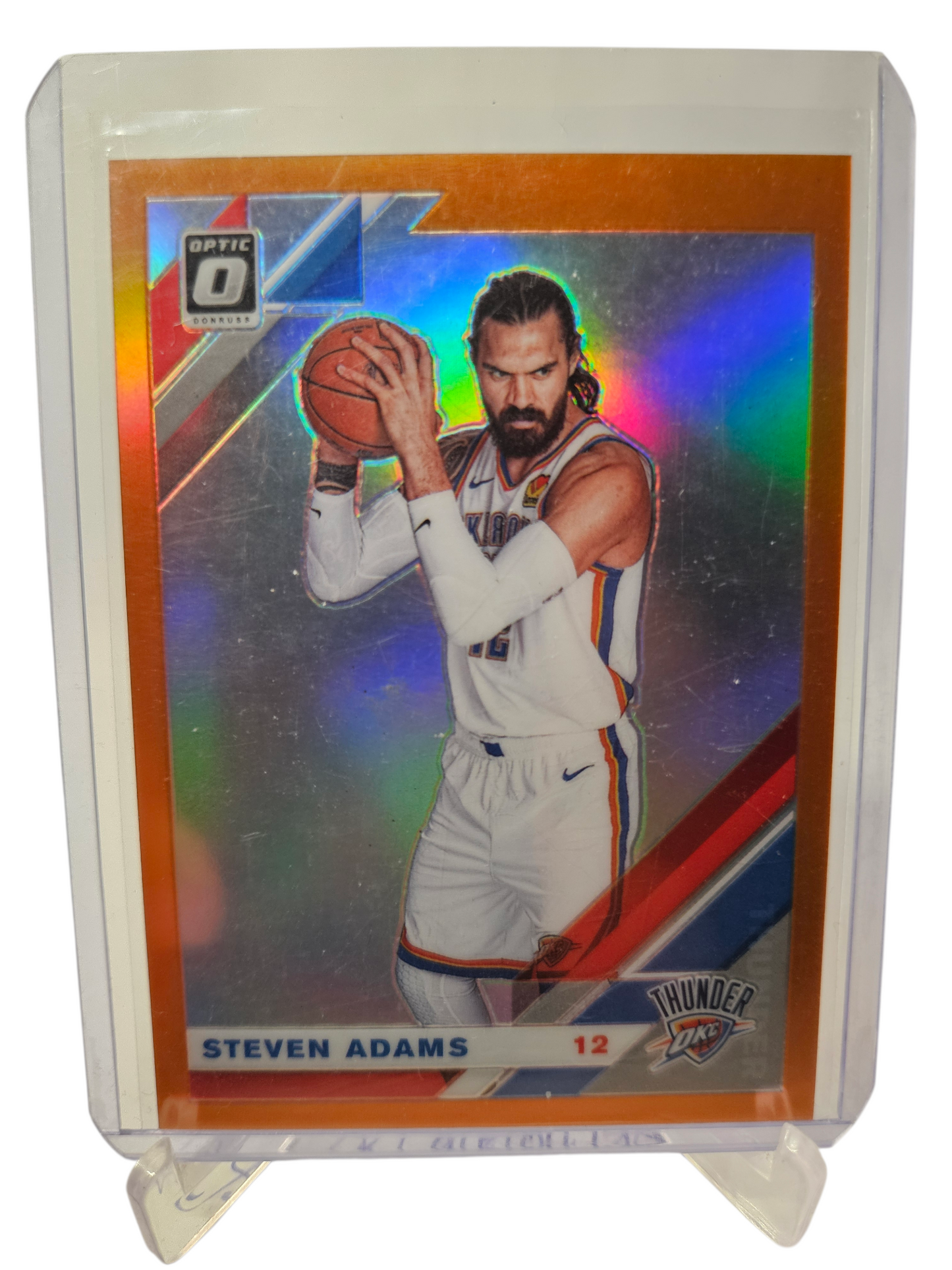 2019-20 Panini Donruss Optic #103 Steven Adams Orange Prizm 158/199