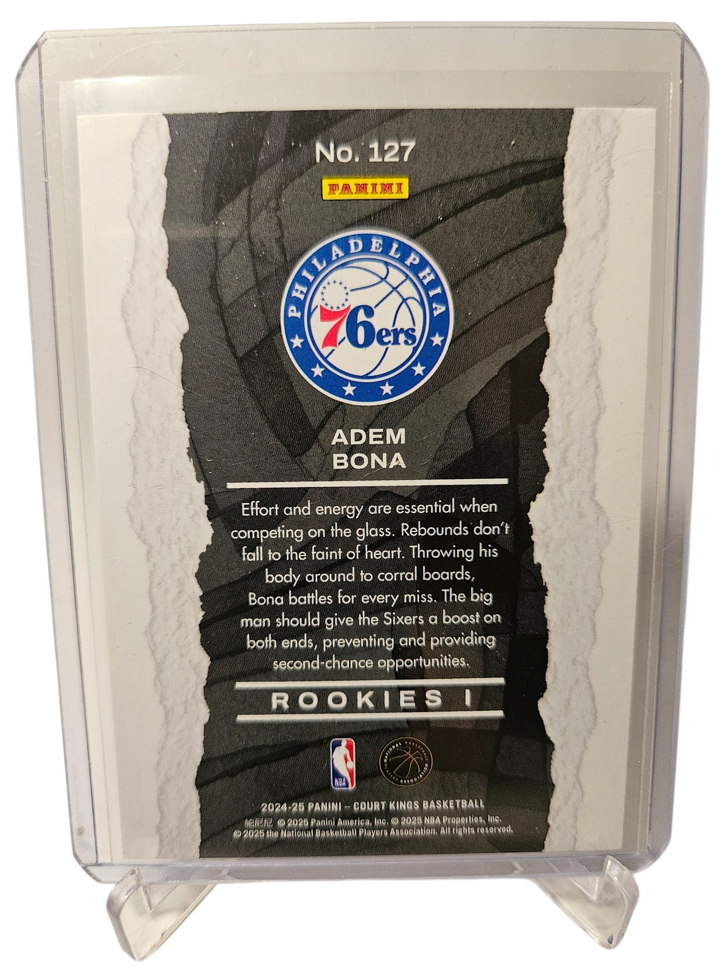 2024-25 Panini Court Kings #127 Adem Bona Rookies I