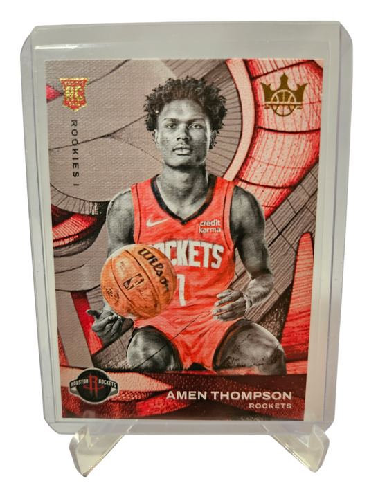 2023-24 Panini Court Kings #81 Amen Thompson Rookies 1