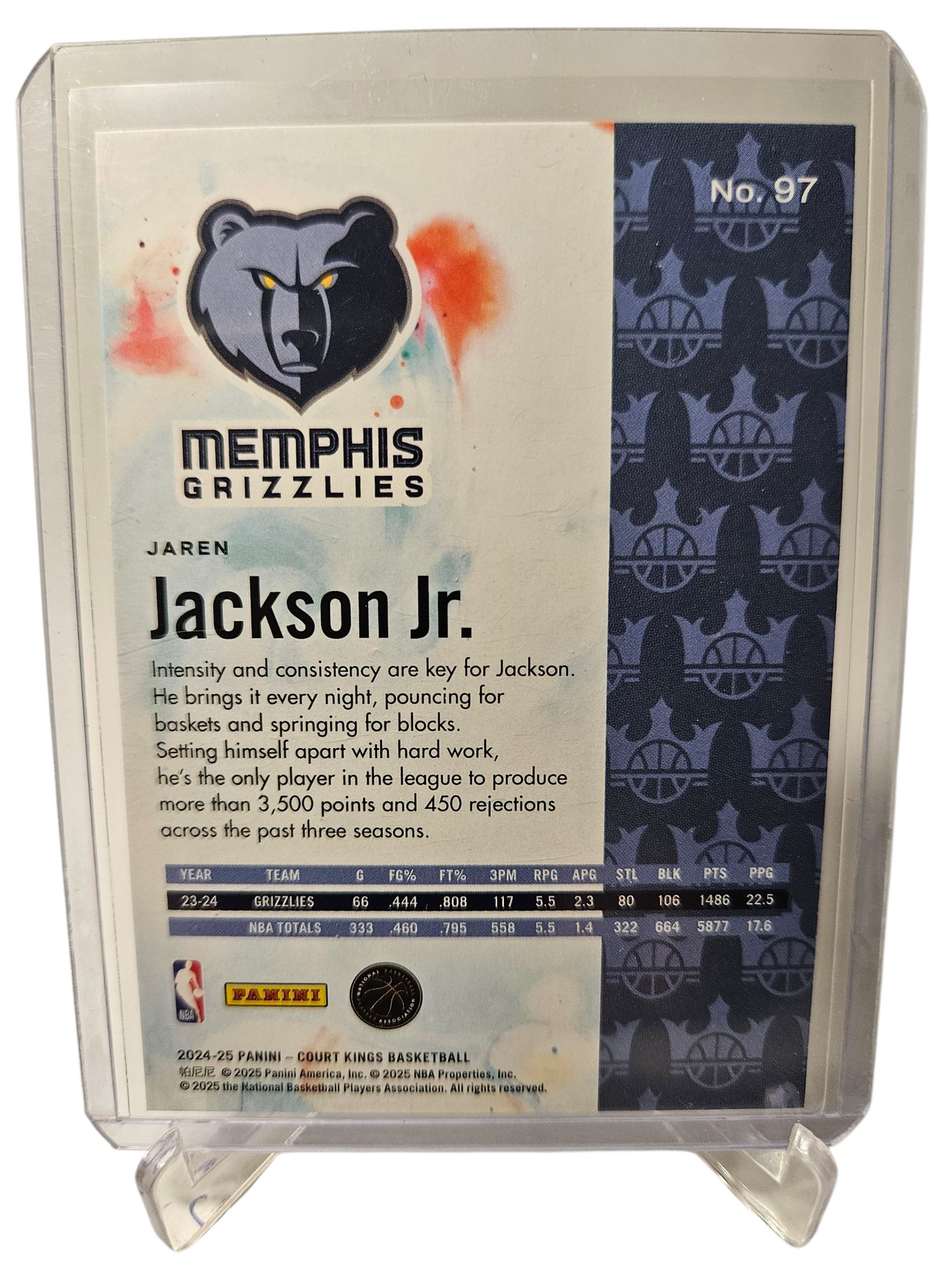2024-25 Panini Court Kings #97 Jaren Jackson JR