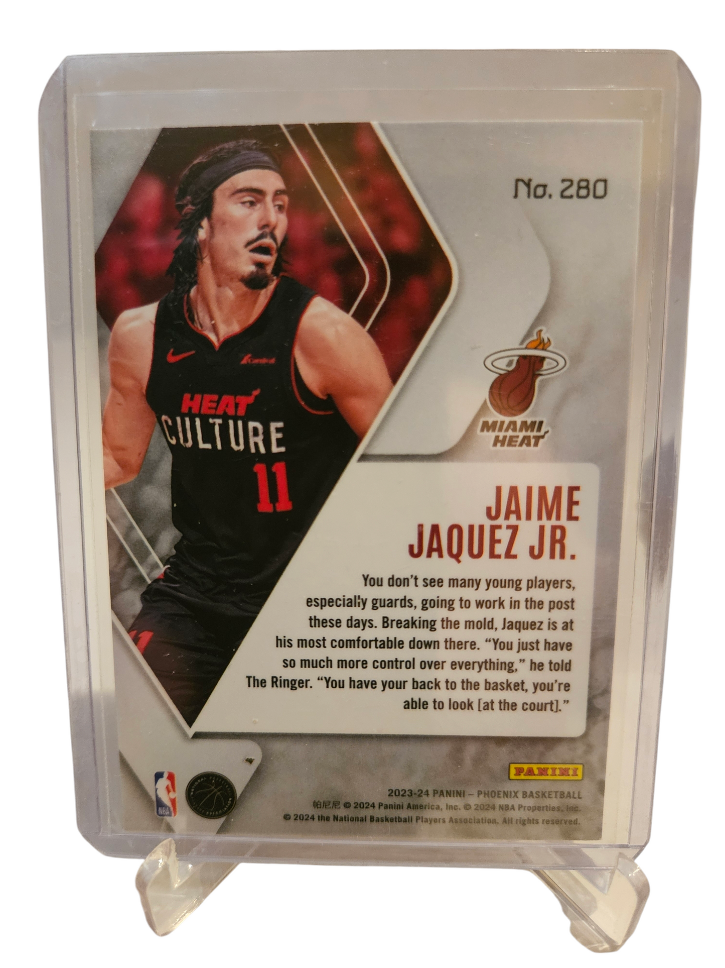 2023-24 Panini Phoenix #280 Jamie Jaquez JR Rookie Card