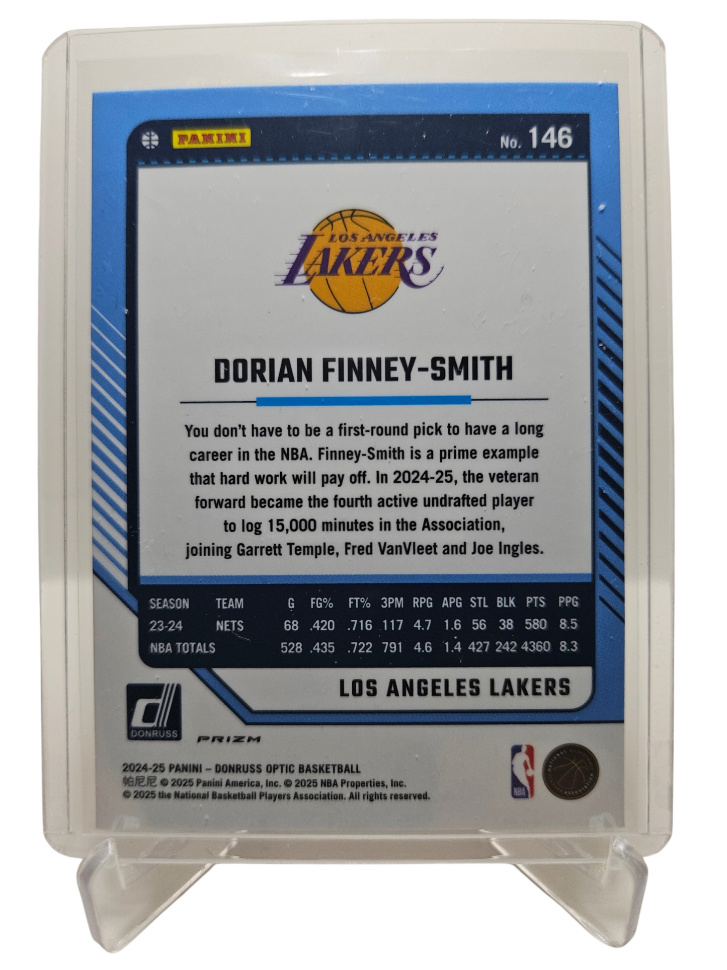 2024-25 Panini Donruss Optic (Sparkle Pack) #146 Dorian Finney-Smith Red Sparkle Prizm