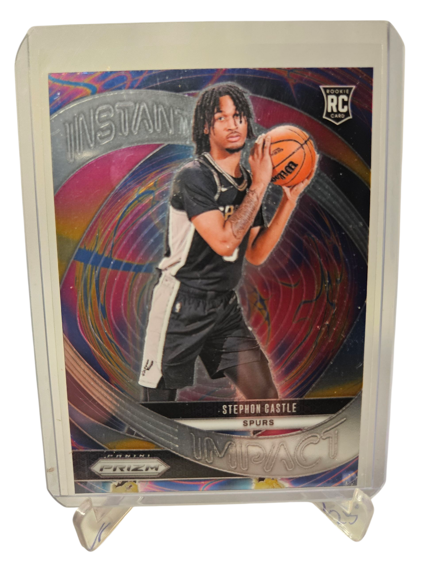 2024-25 Panini Prizm #4 Stephon Castle Rookie Card Instant Impact