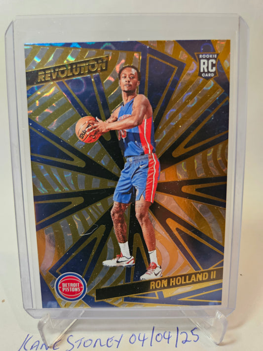 2024-25 Panini Revolution #114 Ron Holland II Rookie Card Groove