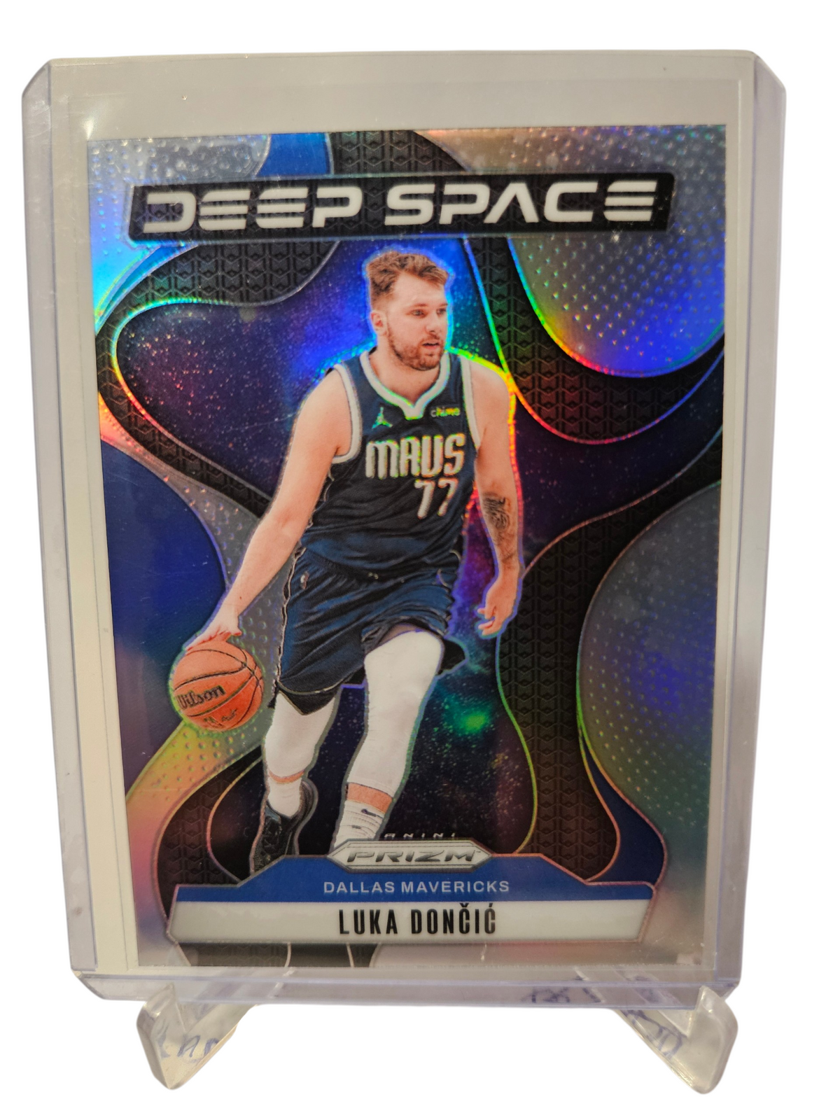 2024-25 Panini Prizm #4 Luka Doncic Deep Space Silver Prizm