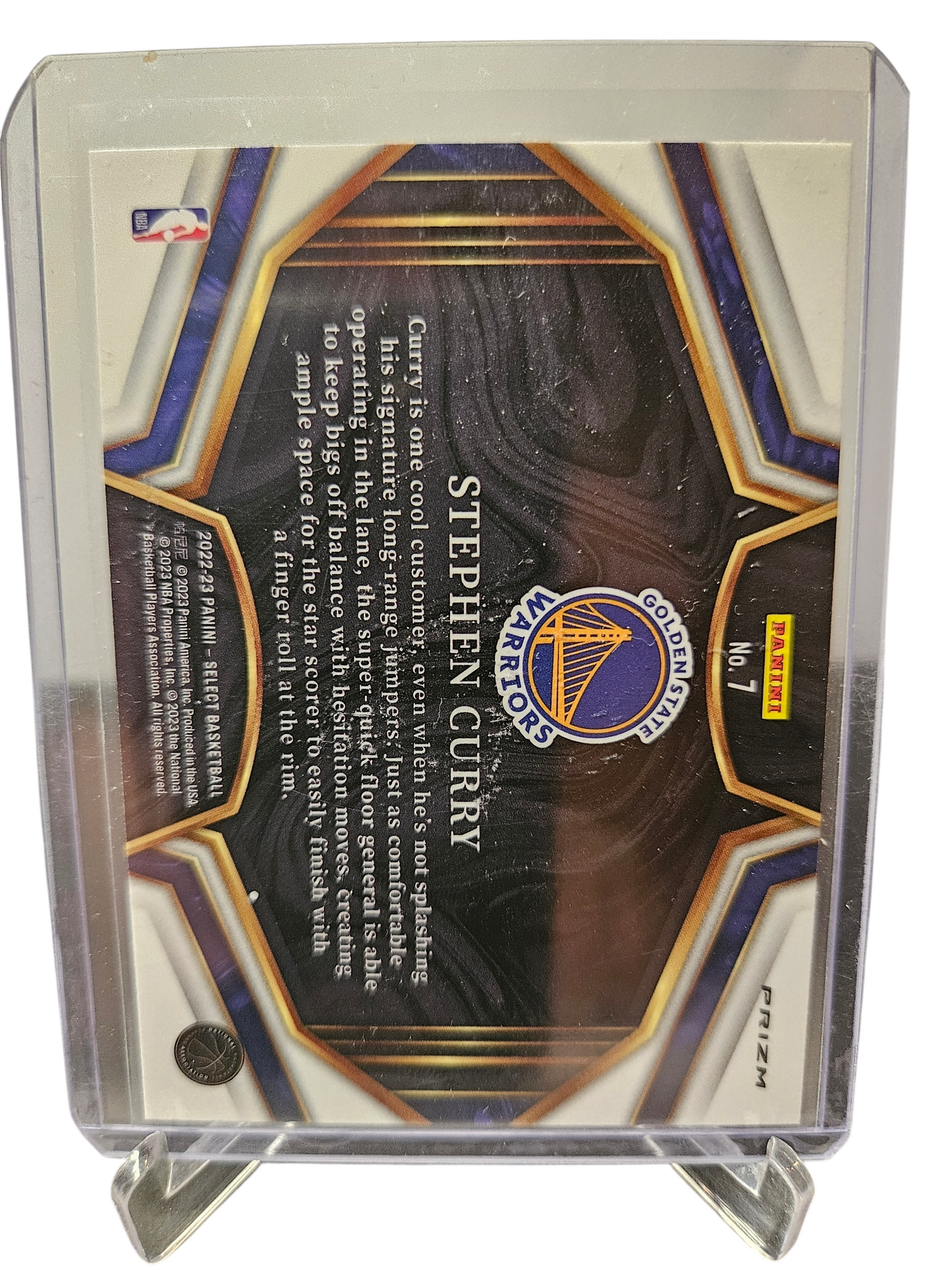 2022-24 Panini Select #7 Stephen Curry Silver Prizm