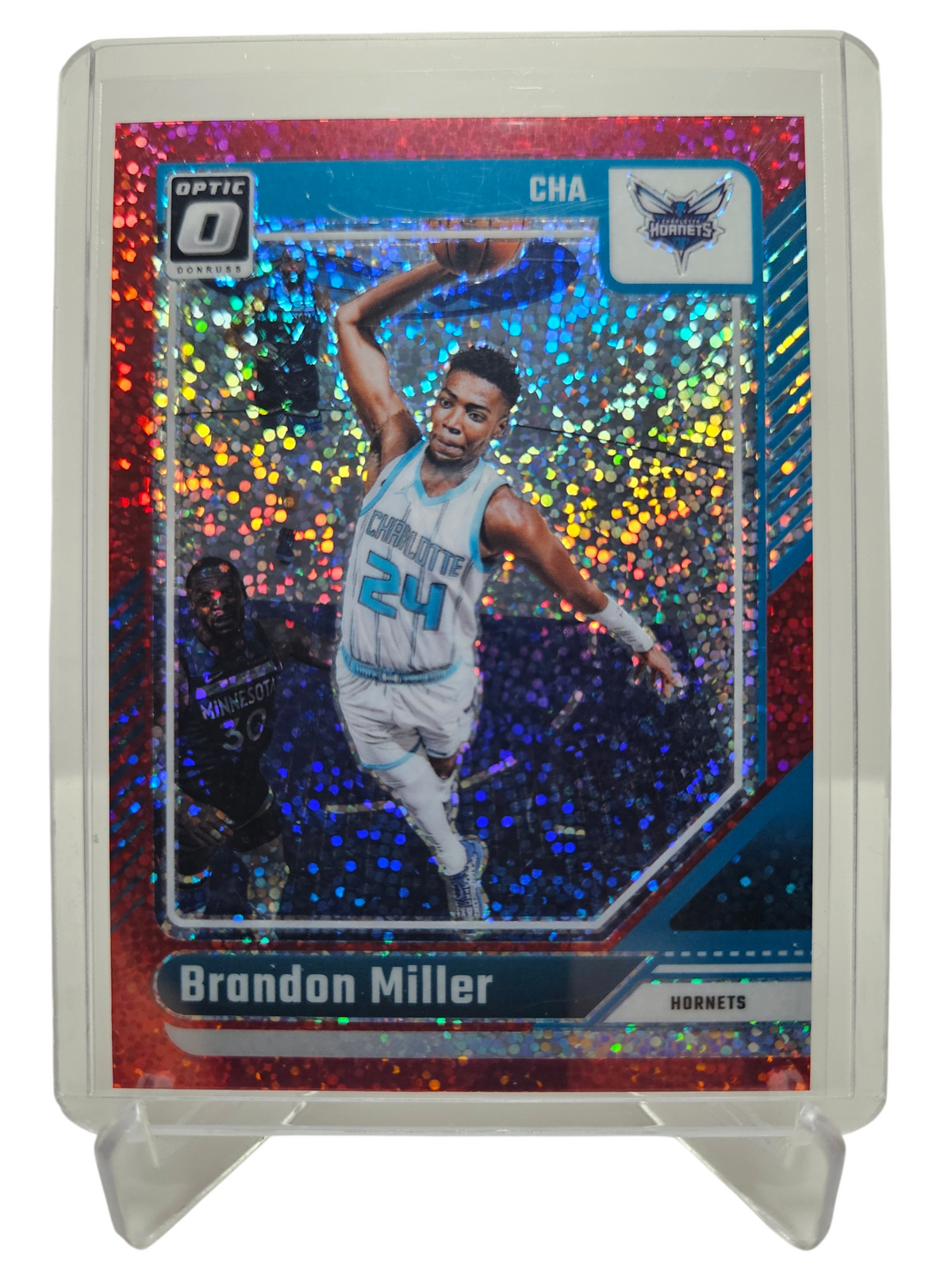 2024-25 Panini Donruss Optic (Sparkle Pack) #16 Brandon Miller Red Sparkle Prizm