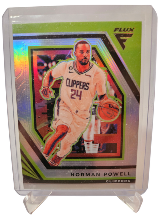 2022-23 Panini Flux #127 Norman Powell Silver Prizm