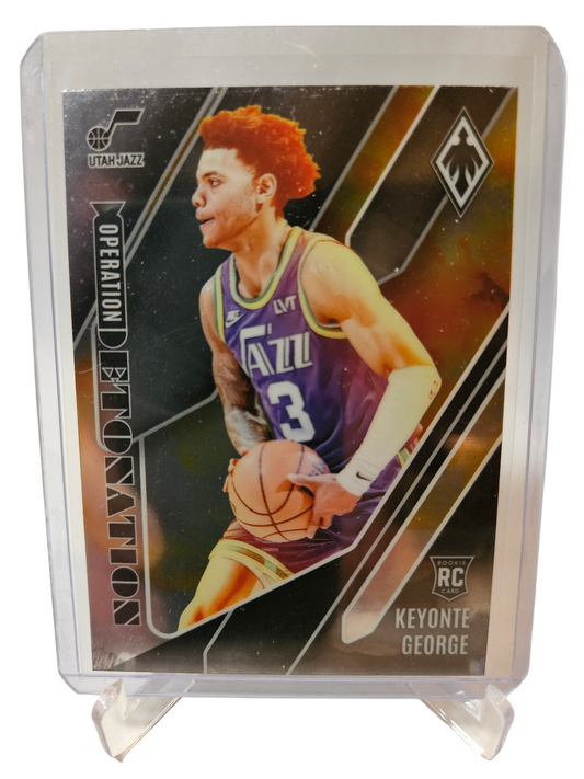 2023-24 Panini Phoenix #11 Keyonte George Rookie Card Operation Detonation