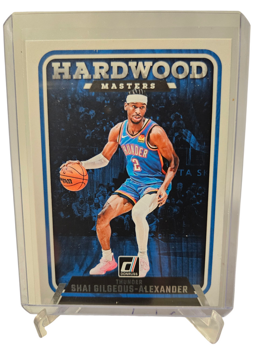 2024-25 Panini Donruss #11 Shai Gilgeous-Alexander Hardwood Masters