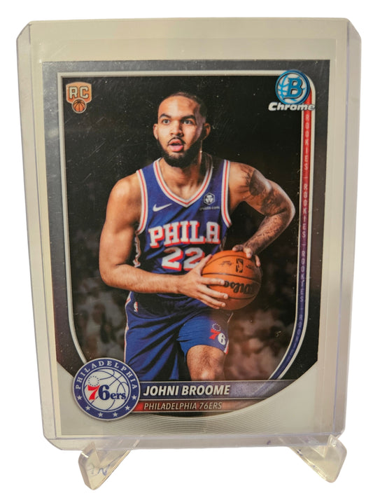 2025 Topps Bowman Chrome  #BCV-35 John Broome Rookie Card