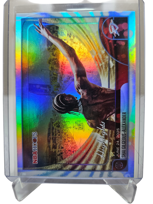2025-26 Topps Hoops #268 Shai Gilgeous-Alexander Highlights