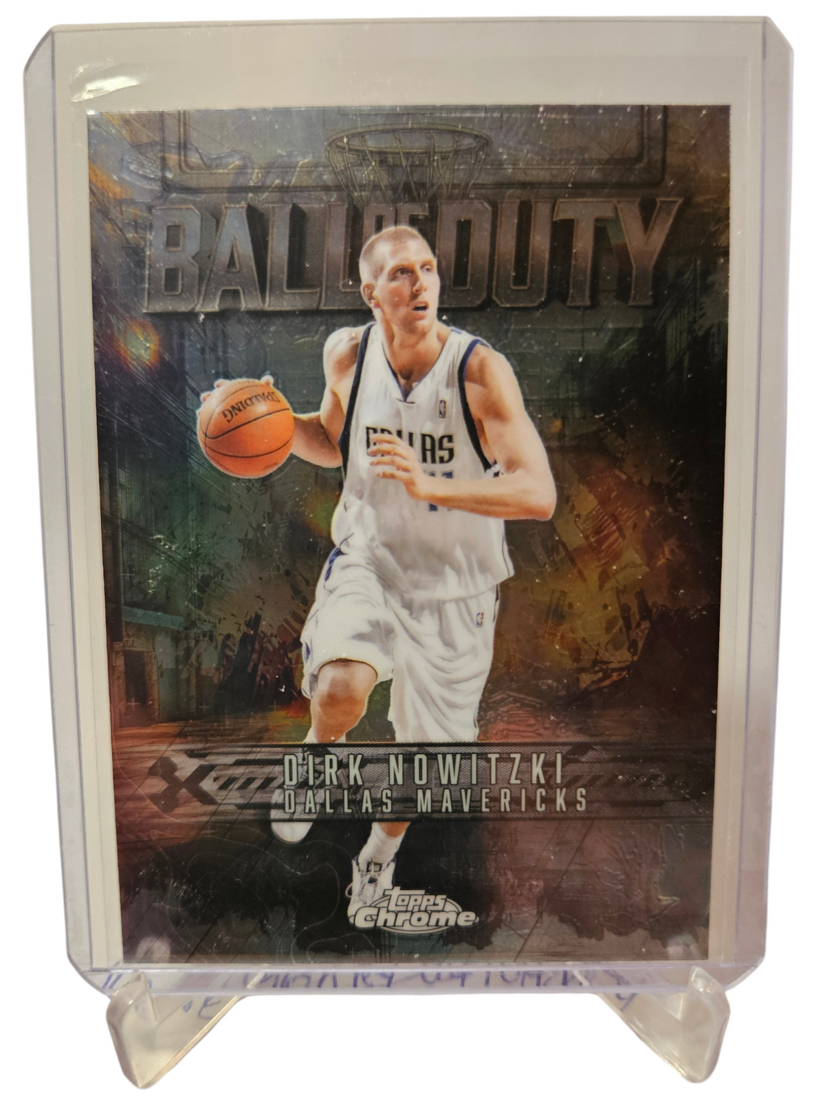 2025 Topps Chrome #BD-17 Dirk Nowitzki Ball Of Duty