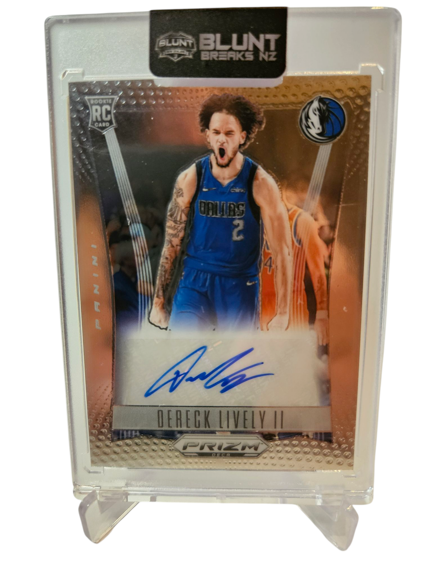 2023-24 Panini Prizm Deca #DS-DLI Dereck Lively II Rookie Card Autograph