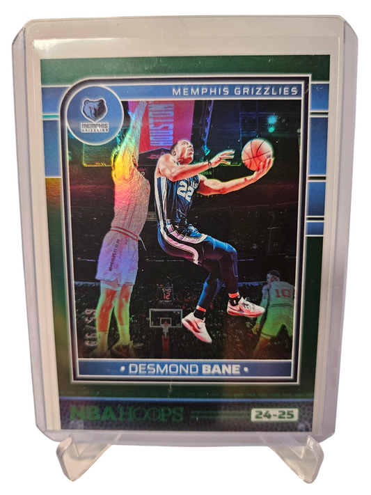 2024-25 Panini Hoops #65 Desmond Bane Green Holo 65/99