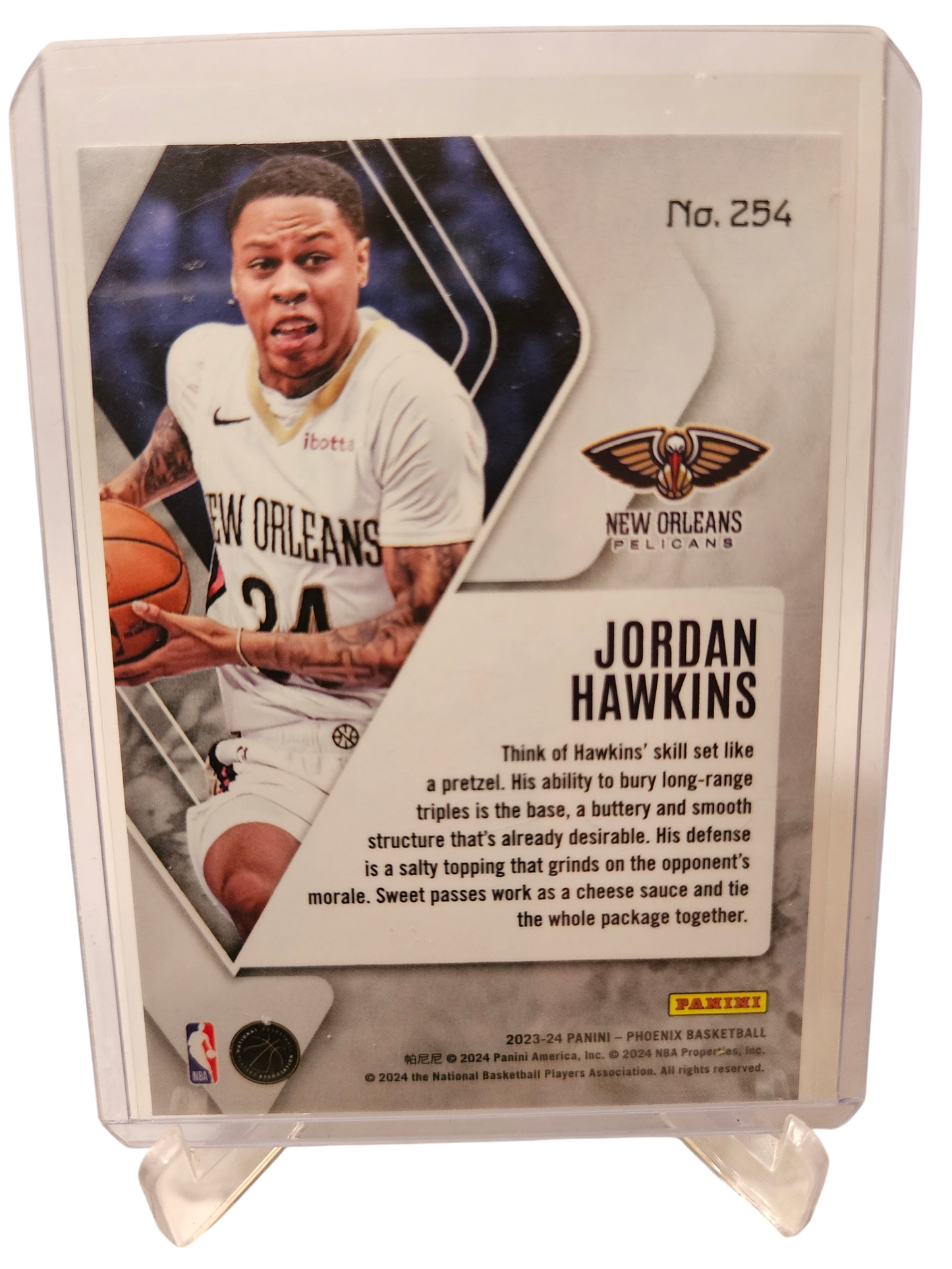 2023-24 Panini Phoenix #254 Jordan Hawkins Rookie Card