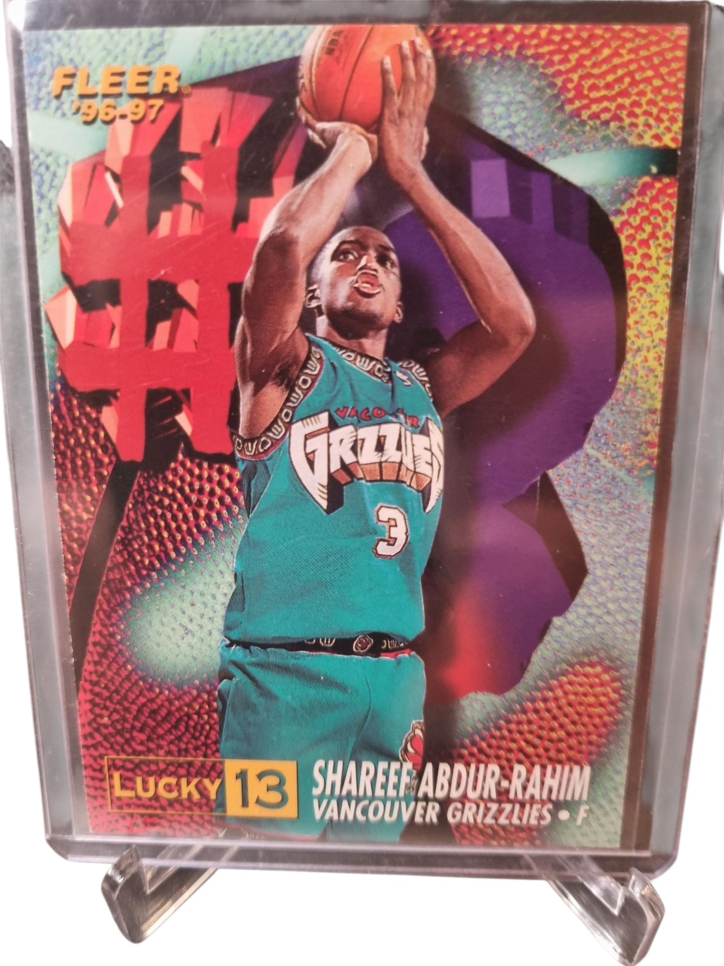 1996-97 Fleer #1 to 13 Full Set Lucky 13 Rookie Cards Including Kobe Bryant and Allen Iverson Rookie Card (rare set)