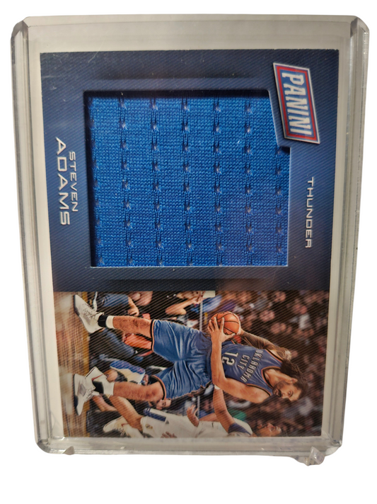 2016-17 Panini Day #14 Steven Adams Stat Player Worn Patch