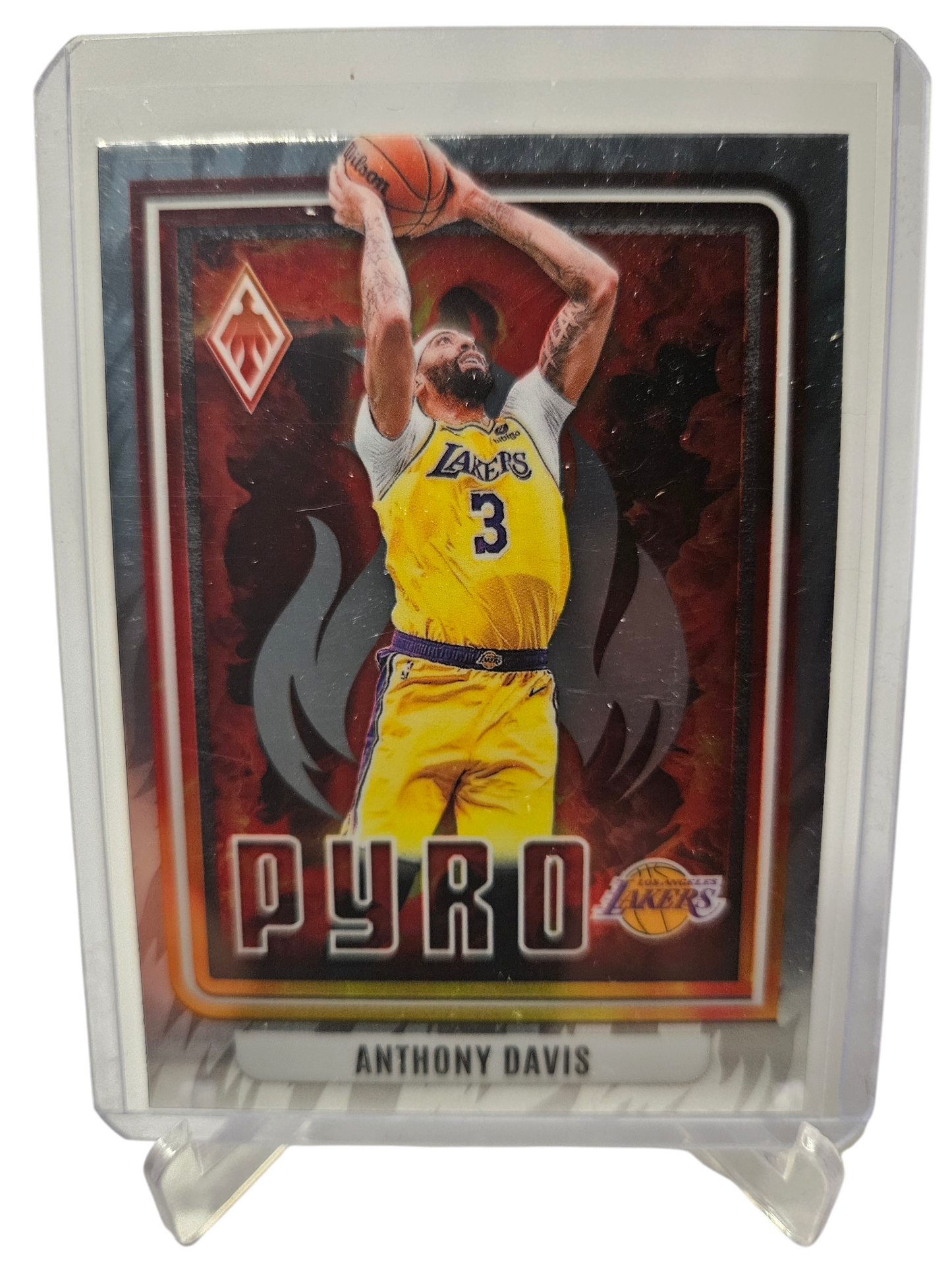 2023-24 Panini Phoenix International #7 Anthony Davis Pyro