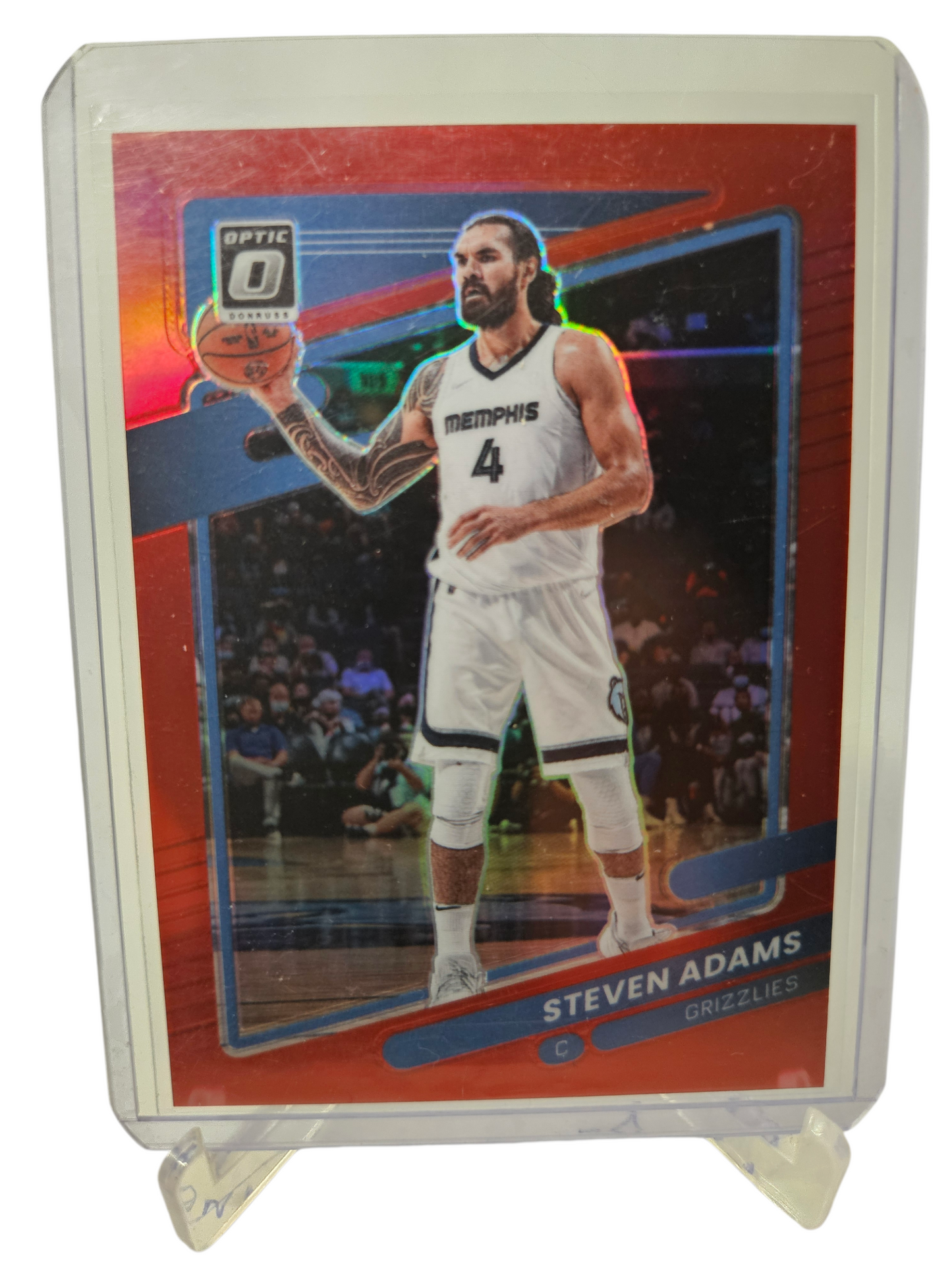 2021-22 Panini Donruss Optic #137 Steven Adams Red Prizm 05/99