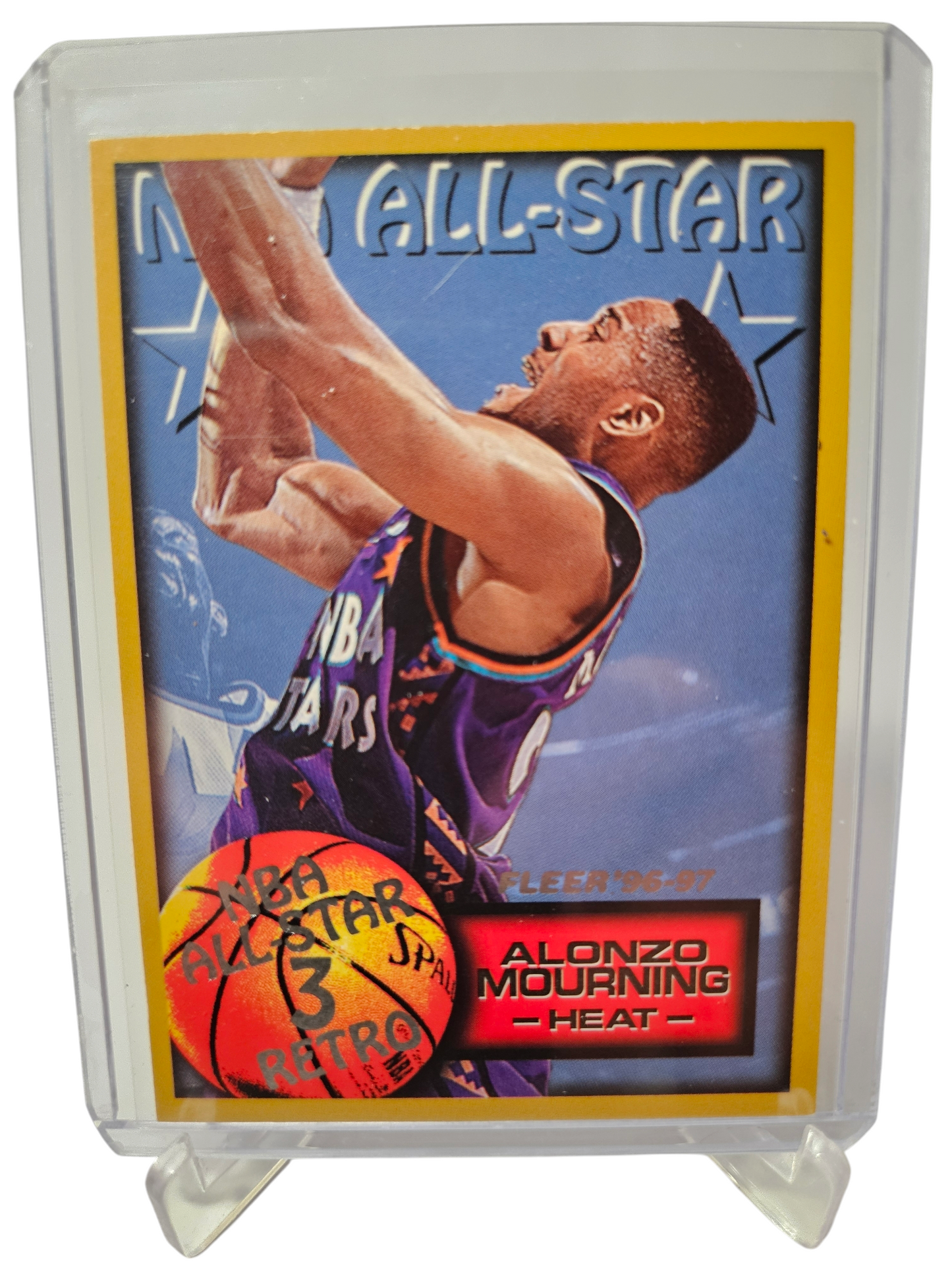 1996-97 Fleer #292 Alonzo Mourning NBA All-Star 3 Retro