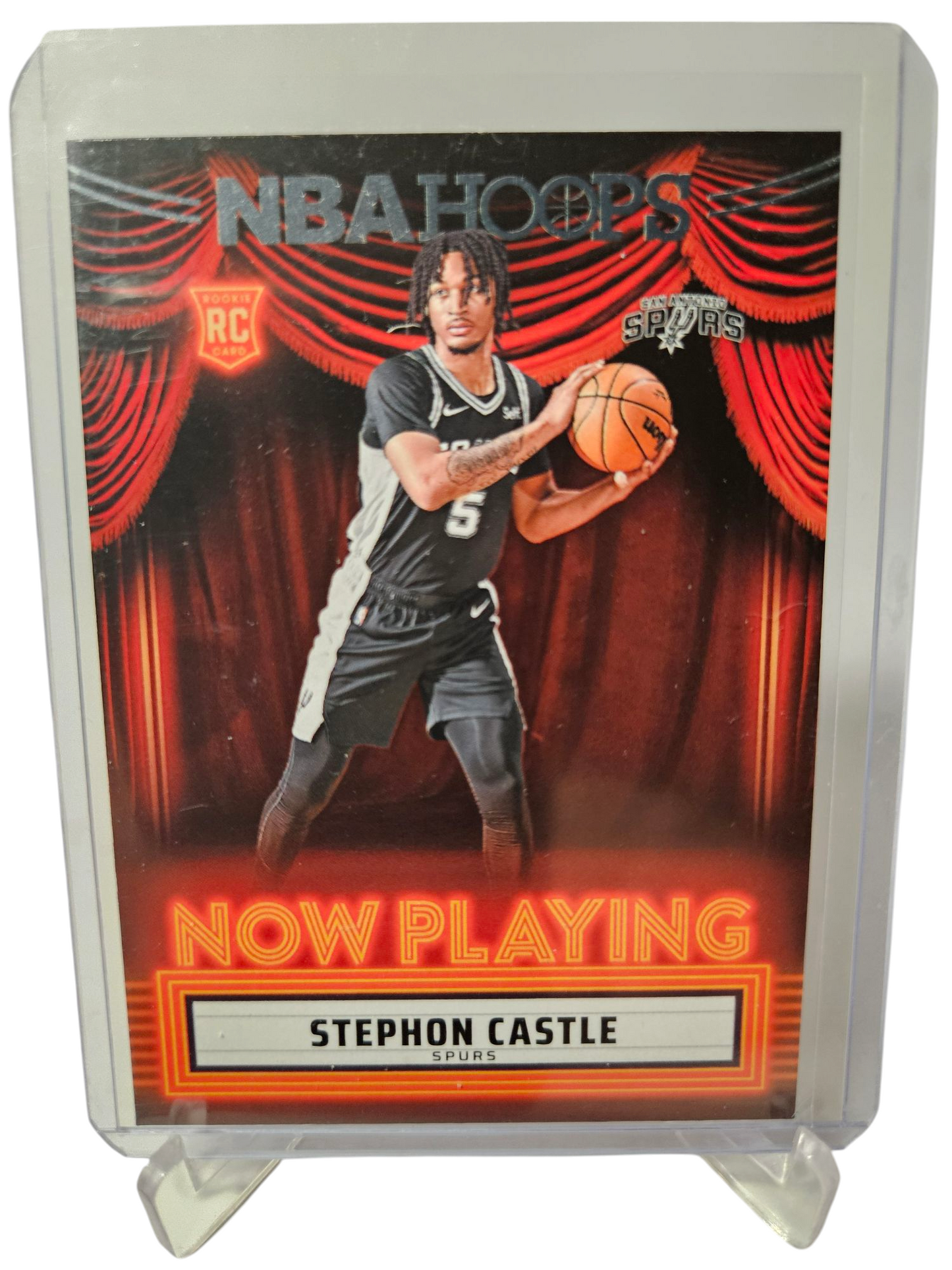 2024-25 Panini Hoops #16 Stephon Castle Rookie Card Now Playing