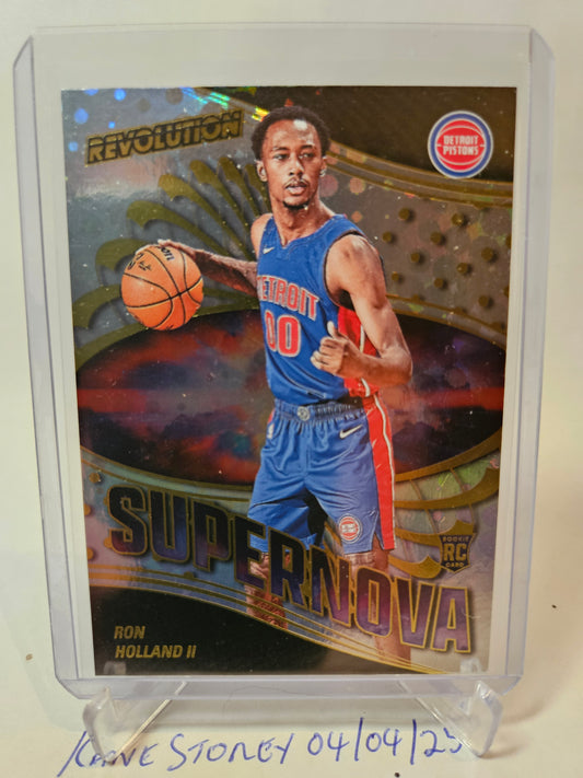 2024-25 Panini Revolution #2 Ron Holland II Rookie Card Supernova