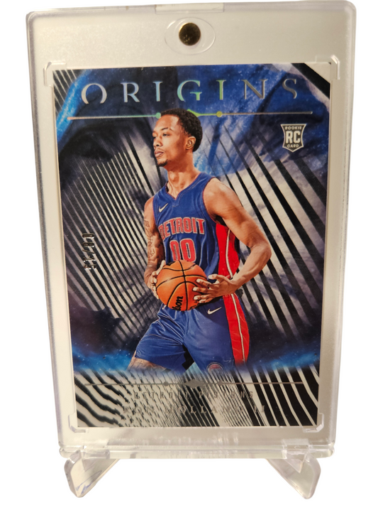 2024-25 Panini Origins #80 Ron Holland II Rookie Card Zebra Print SSP 08/15