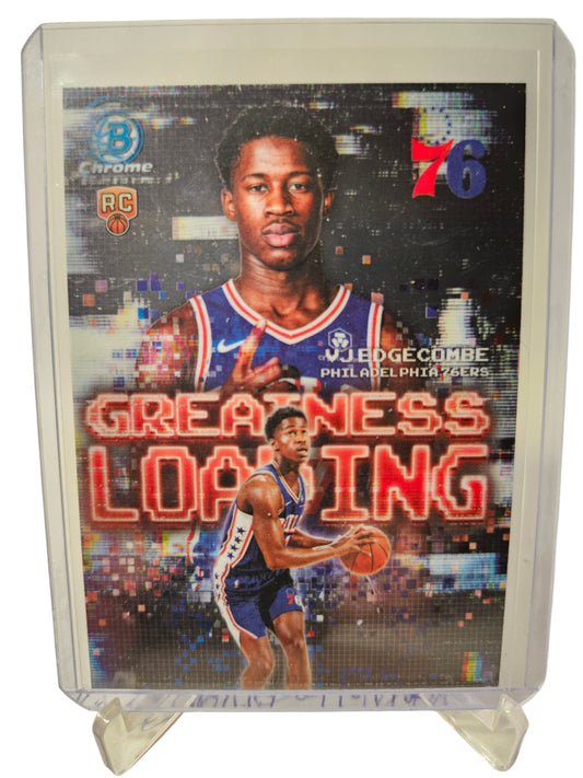 2025 Topps Bowman Chrome  #GL-3  VJ Edgecombe Rookie Card Greatness Loading