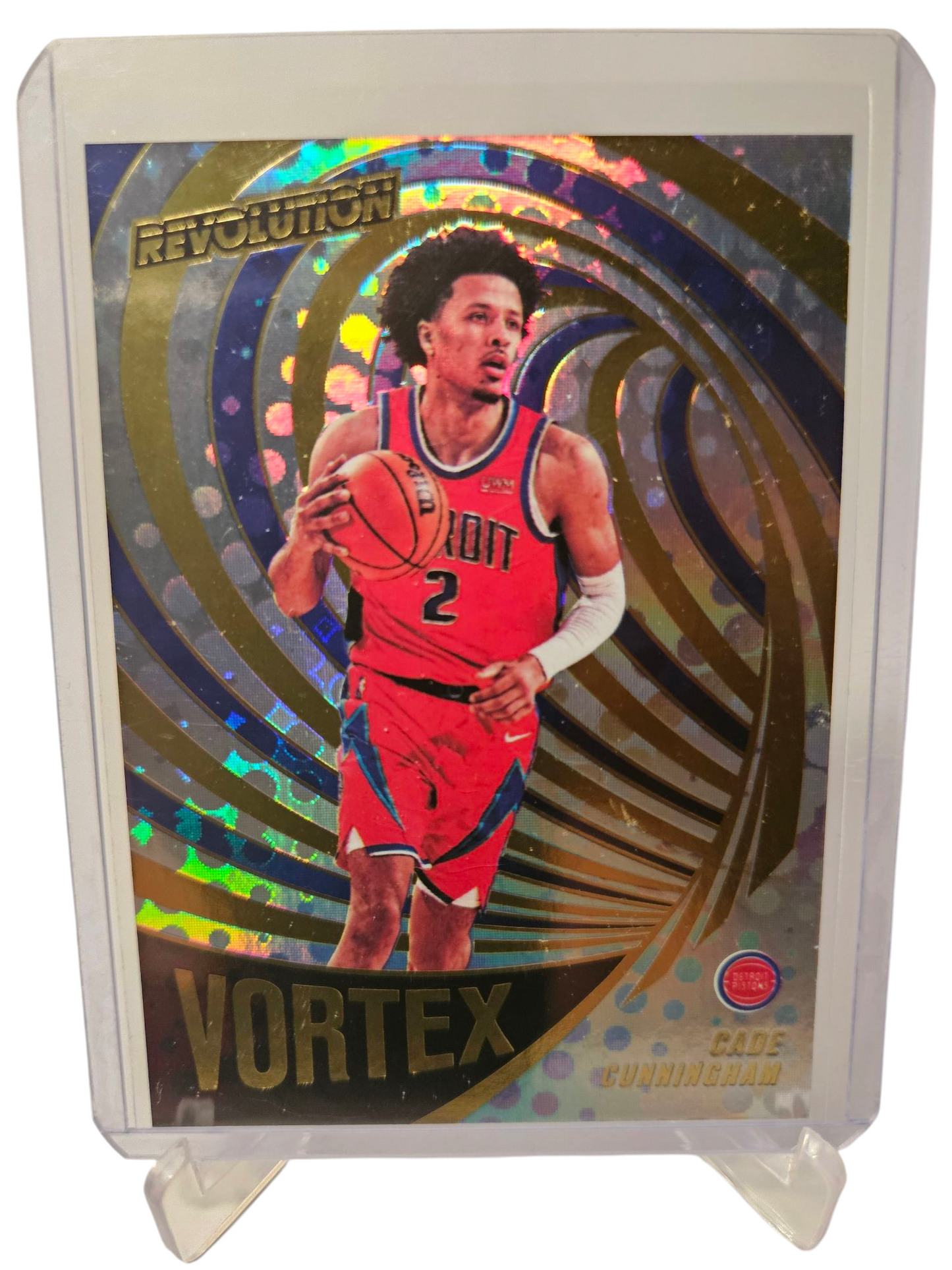 2021-22 Panini Revolution #14 Cade Cunningham Rookie Card Vortex