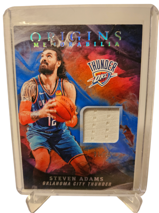 2019-20 Panini Origins #DM-SAD Steven Adams Game Worn Patch 31/35